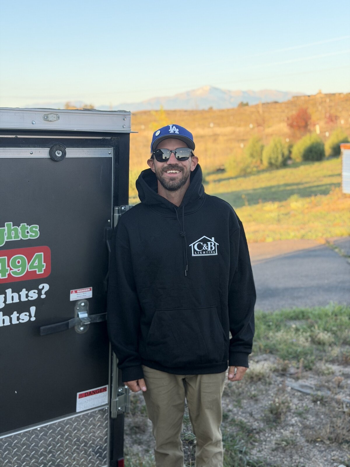 C&B Christmas Lights installer Taylor Beckler